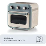 Ariete Vintage Air Fryer Mini-Ofen 4632/05 blau