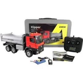AMEWI Mercedes-Benz Arocs Kipper 6x6 1:14 RTR rot RC Funktionsmodell