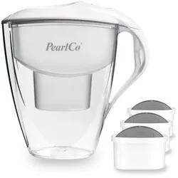 PearlCo Wasserfilter Astra weiß inkl. 3 Protect+ Filterkartuschen