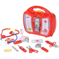 Theo Klein Doctor case with mobile phone, Junge/Mädchen, Rot