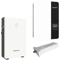 Growatt SPF3500 Off-Grid Wechselrichter mit 6,5 kWh Batteriespeicher-Set