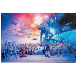 Poster REINDERS "Star Wars - legacy characters", blau (farbe bild(er): blau), B:91,5cm H:61cm T:0,1cm, Bilder