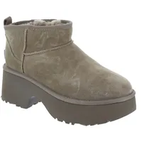 UGG Damen Classic Ultra Mini New Heights Fashion Boot, Hickory, 37 EU - 37 EU