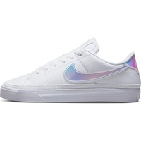 Nike Damen WMNS Court Legacy NN Sneaker, White/Multi-Color-Football Grey-BLA, 44.5 EU