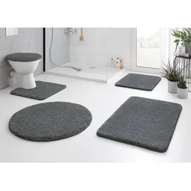 KLEINE WOLKE Badteppich Relax Anthrazit 150 x 85 cm