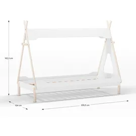 CaliCosy LOU 90 x 190 cm Weiß