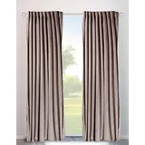 MY HOME Velvet Uni Multifunktionsband 140 x 175 cm sand 2 St.