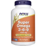 NOW Foods Super Omega 3-6-9 1200 mg Weichkapseln (180