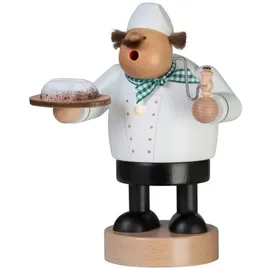KWO Olbernhau 21478 Räuchermann Stollenbäcker, 20 cm
