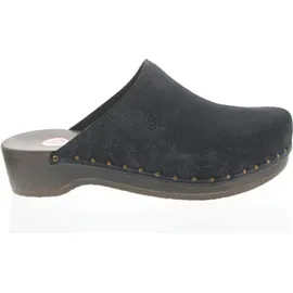 Berkemann Velours-Toeffler Unisex-Erwachsene Clogs, Blau (Blau), 46 EU