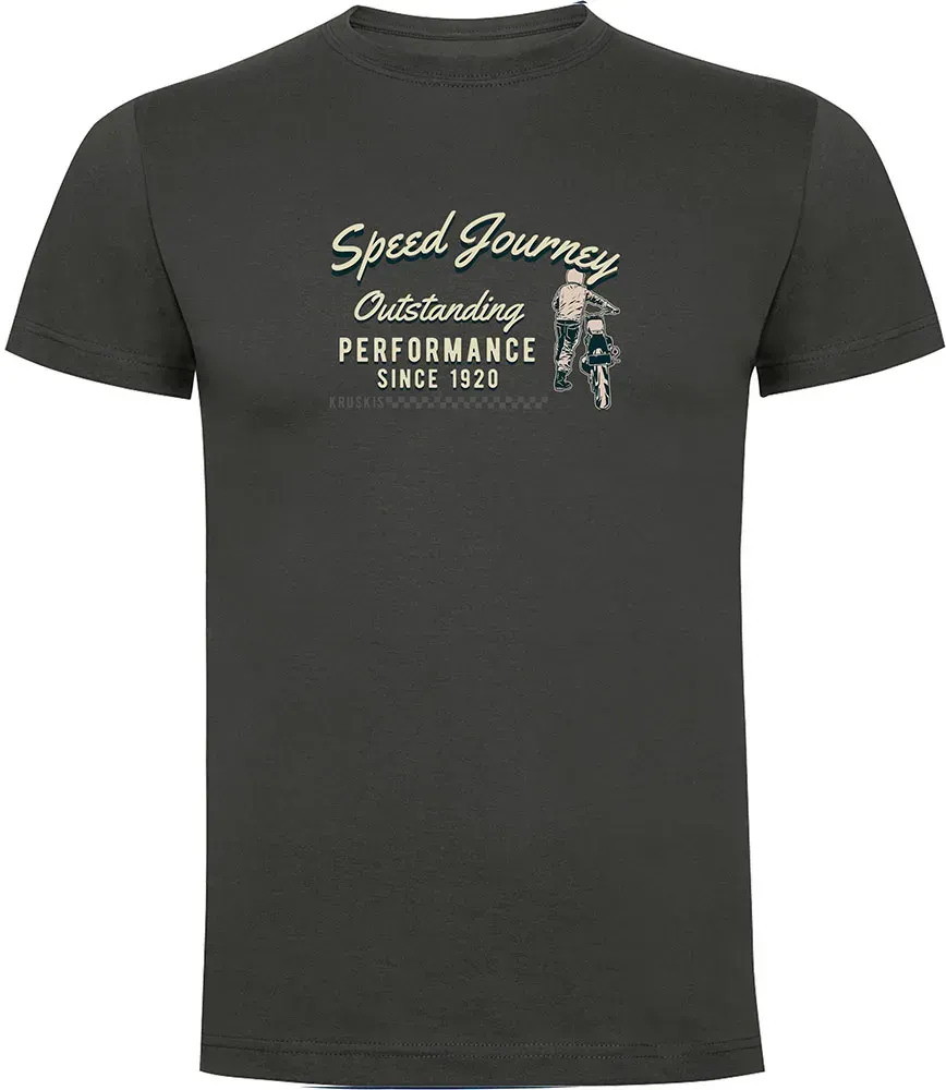 Kruskis Speed Journey Kurzarm-t-shirt - Dark Grey - L