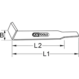 KS Tools Winkelschaber 380 mm (963.9523)