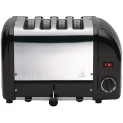 Dualit Toaster 40344 Schwarz 4 Schlitze