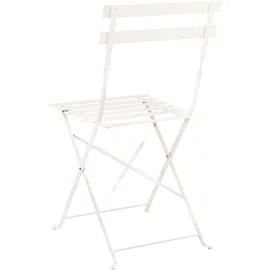 Beliani Bistro Set 3-tlg. Cremeweiß