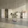 KADIMA DESIGN Büro-Set MUENCHEN | Glas | Abschließbar | Soft-Close | Chalet-Eiche-Nb./Weiß