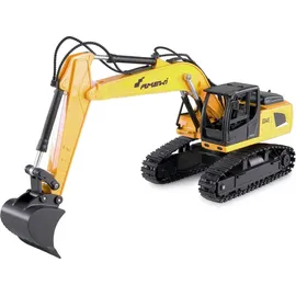 AMEWI RC-Auto 2-in-1 Tieflader/Bagger-Set G836E/G041E 6CH RTR gelb (22673)