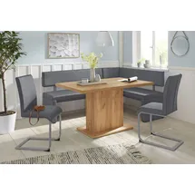 OTTO home Charissa Strukturstoff 190 x 90 x 140 cm dunkelgrau