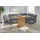 OTTO home Charissa Strukturstoff 190 x 90 x 140 cm dunkelgrau