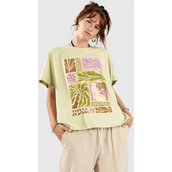RVCA Natural Tapestry T-Shirt lint Gr. L