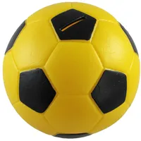 HMF 4790-17 Spardose Fußball Lederoptik 15 cm Durchmesser, schwarz