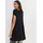 bonprix Longshirt A-Linie Passform, mit Eingrifftaschen, tiefer Rundhalsausschnitt schwarz M (40/42)