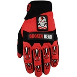 Broken Head MX-Handschuhe Faustschlag Rot