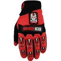 Broken Head MX-Handschuhe Faustschlag Rot