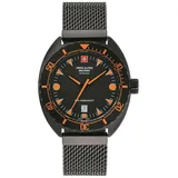 Swiss Alpine Military Turtle Quarz schwarz 44 mm 7066.1179