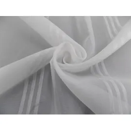 Wirth Gardine WIRTH "Chloé", weiß, B:400cm H:260cm, Polyester, Gardinen, Gardine, Fertigstore mit Ösen (Ø 4 cm) nach Maß