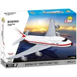 Cobi 26609 Boeing 747 First Flight 1969, Bausatz, 1051 Klemmbausteine