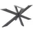 ML-Design Tischgestell Spider 78x71x120 cm Anthrazit, Kreuzgestell Kreuz X-Design