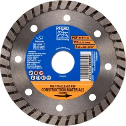 PFERD Diamant-Trennscheibe DG PSF für Stein und Beton - 68300056