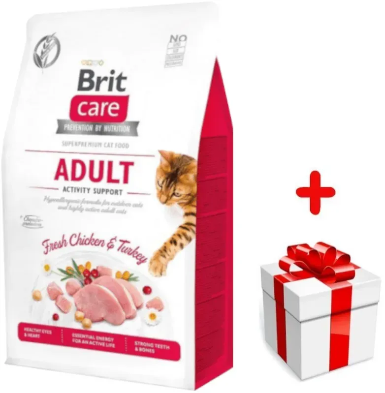 BRIT Care Cat Getreidefrei Activity Support 7kg + Überraschung für die Katze