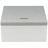 Windrose Calma Schmuckkasten 18 cm weiss