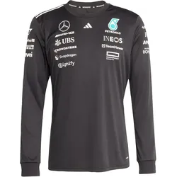 adidas Mercedes-AMG Petronas Formel 1 Team Fahrer Langarmshirt Herren JW5364 - black/white S