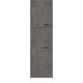 Impuls Küchen Wäscheschrank Prag 60 x 205,1 x 0 cm Grau