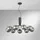 LUCE ambiente Design Honey 9-flg. Ø 83 cm schwarz