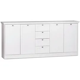 ARGONAUTA Sideboard 200 x 90 x 40 cm Weiß