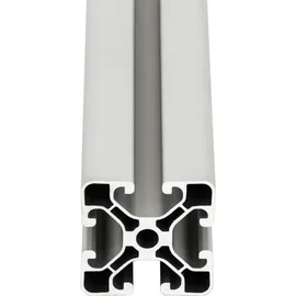 SCHMIDT systemprofile 8 Stück 2000mm Aluminium Profil 40x40mm Nut 8 Strebenprofil eloxiert 4040 Aluprofil Konstruktionsprofil 2m
