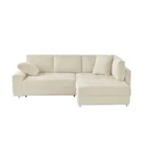 bobb Ecksofa Arissa de Luxe ¦ creme ¦ Maße (cm): B: 265 H: 84 T: 215.0