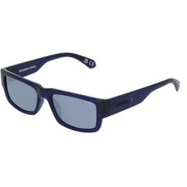 Superdry 5005 Unisex-Sonnenbrille Vollrand, Eckig Kunststoff-Gestell, blau