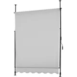 Tectake tectake® Klemmmarkise, mit Handkurbel, höhenverstellbar - 304 cm, einfache Montage