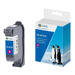 G&G Original-Druckerpatrone GB-001CM schnell trocknende Solvent Tinte