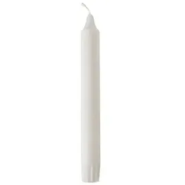 Papstar Kronkerzen 24 cm Ø 2,3 cm 30 St. weiss
