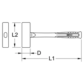 KS Tools Minenhammer 1950 g