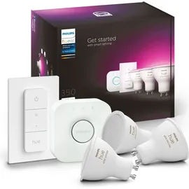 Philips Hue White & Color Ambiance GU10 Bluetooth Starter Kit + Bewegungsmelder