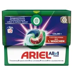 Ariel All in 1 PODS Colorwaschmittel 8006540905845 , 1 Packung = 15 Pods à 20,4 g