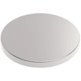 Maul Neodym Magnet Ø 10 mm, 1 mm, Scheibe Silber 10 Stück