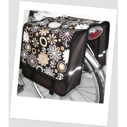 Baby-Joy Fahrradtasche Kinder-Fahrradtasche JOY Satteltasche Gepäckträgertasche Fahrradtasche braun