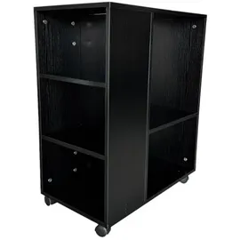 Jet-Line Druckertisch Büro mit Rollen Druckerständer Leon schwarz Jet-Line